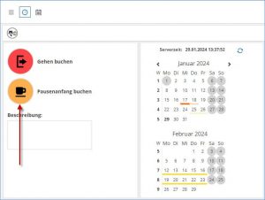 Pause im Browser